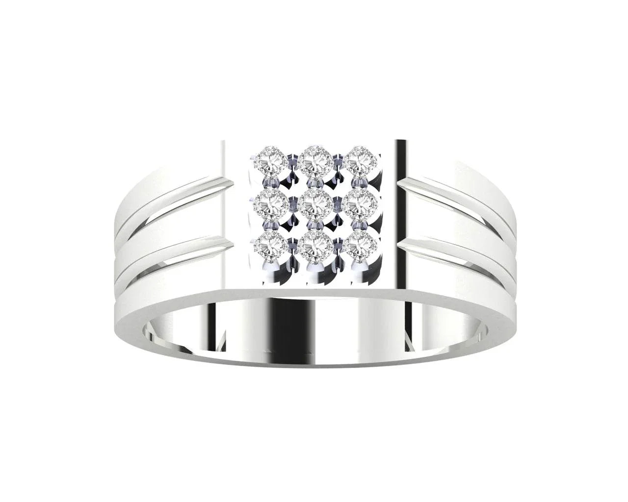 Sam Gents Diamond Ring in 14K Gold - Jewelslane
