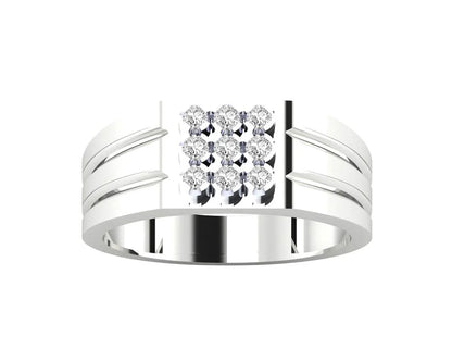 Sam Gents Diamond Ring in 14K Gold - Jewelslane
