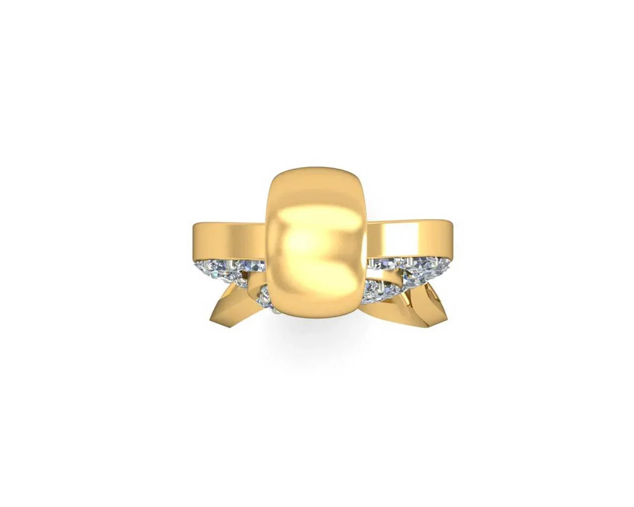 Sama Designer Diamond Pendant in gold - Jewelslane
