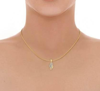 Sana Diamond Pendant in gold - Jewelslane