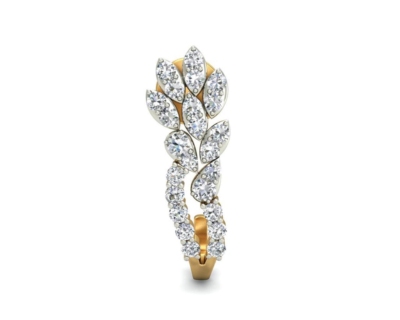 Sara Diamond Earrings in Gold - Jewelslane