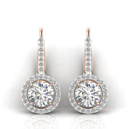 Sara Lab Grown Diamond Solitaire Earrings - Jewelslane