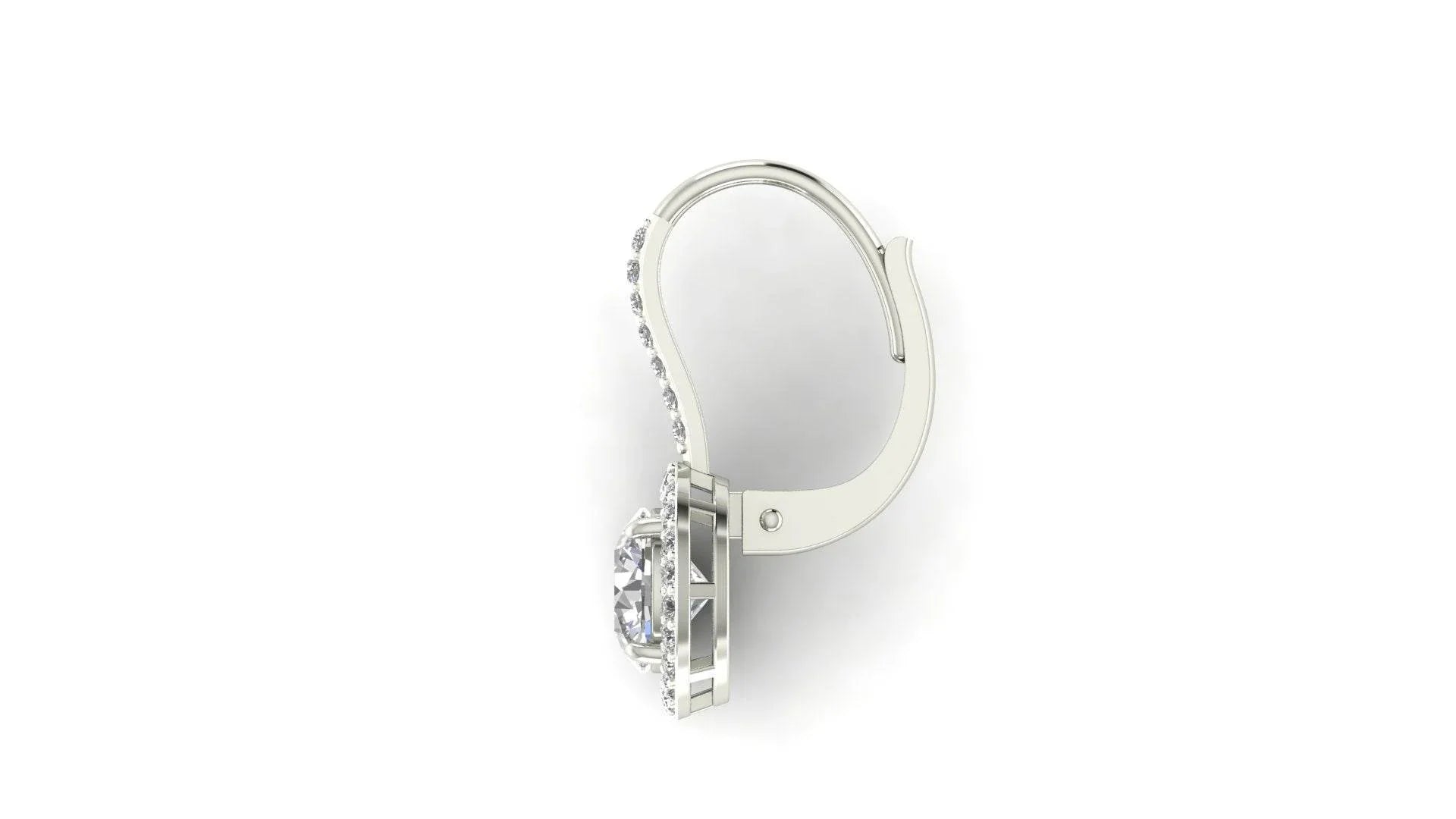 Sara Lab Grown Diamond Solitaire Earrings - Jewelslane