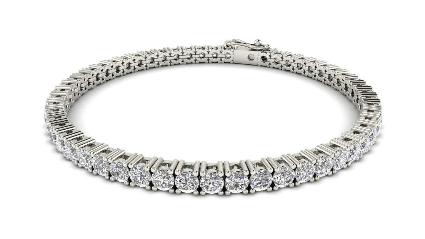 Seher Lab Grown Diamond Tennis Bracelet in Gold - Jewelslane