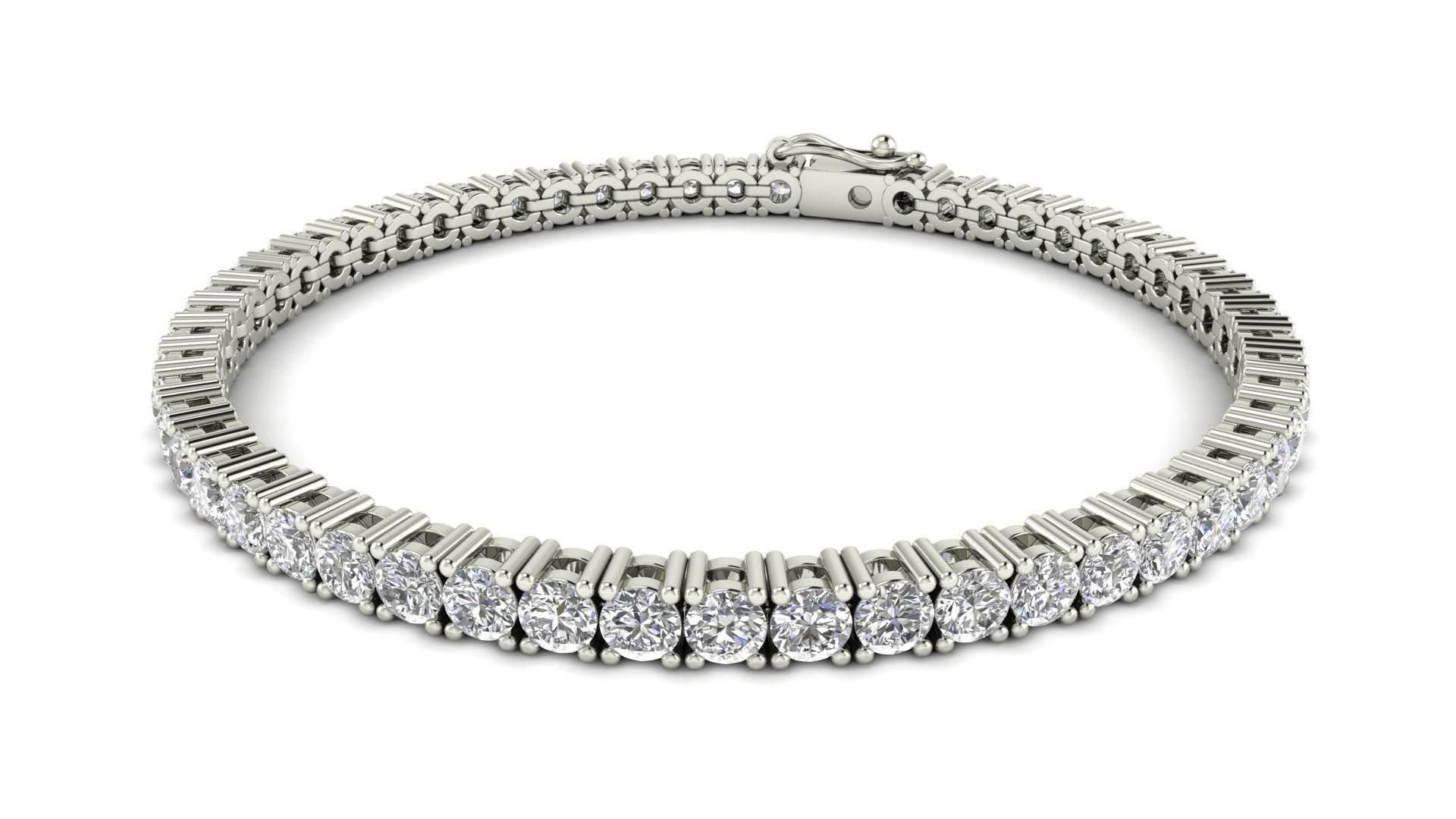 Seher Lab Grown Diamond Tennis Bracelet in Gold - Jewelslane