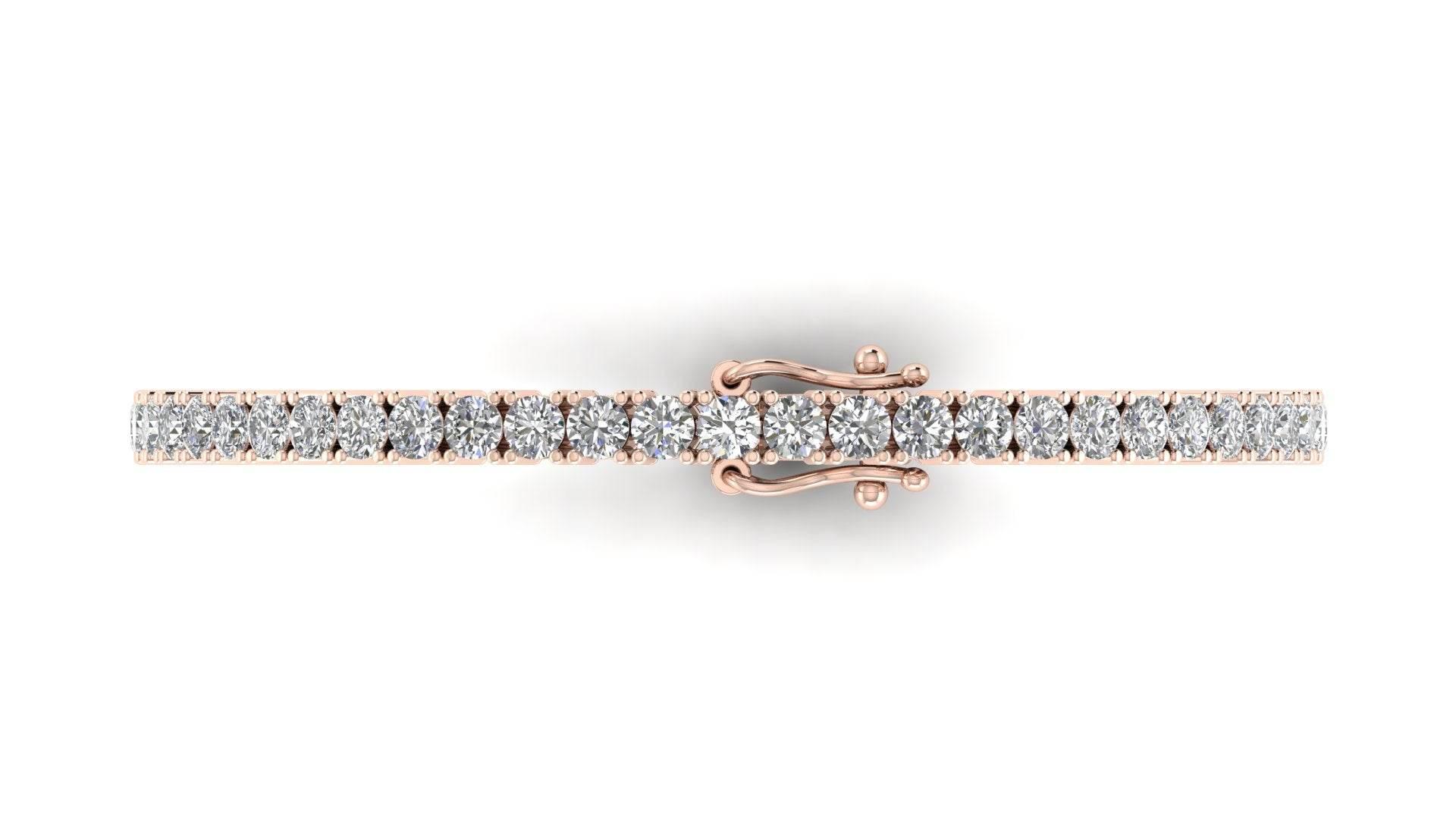 Seher Lab Grown Diamond Tennis Bracelet in Gold - Jewelslane