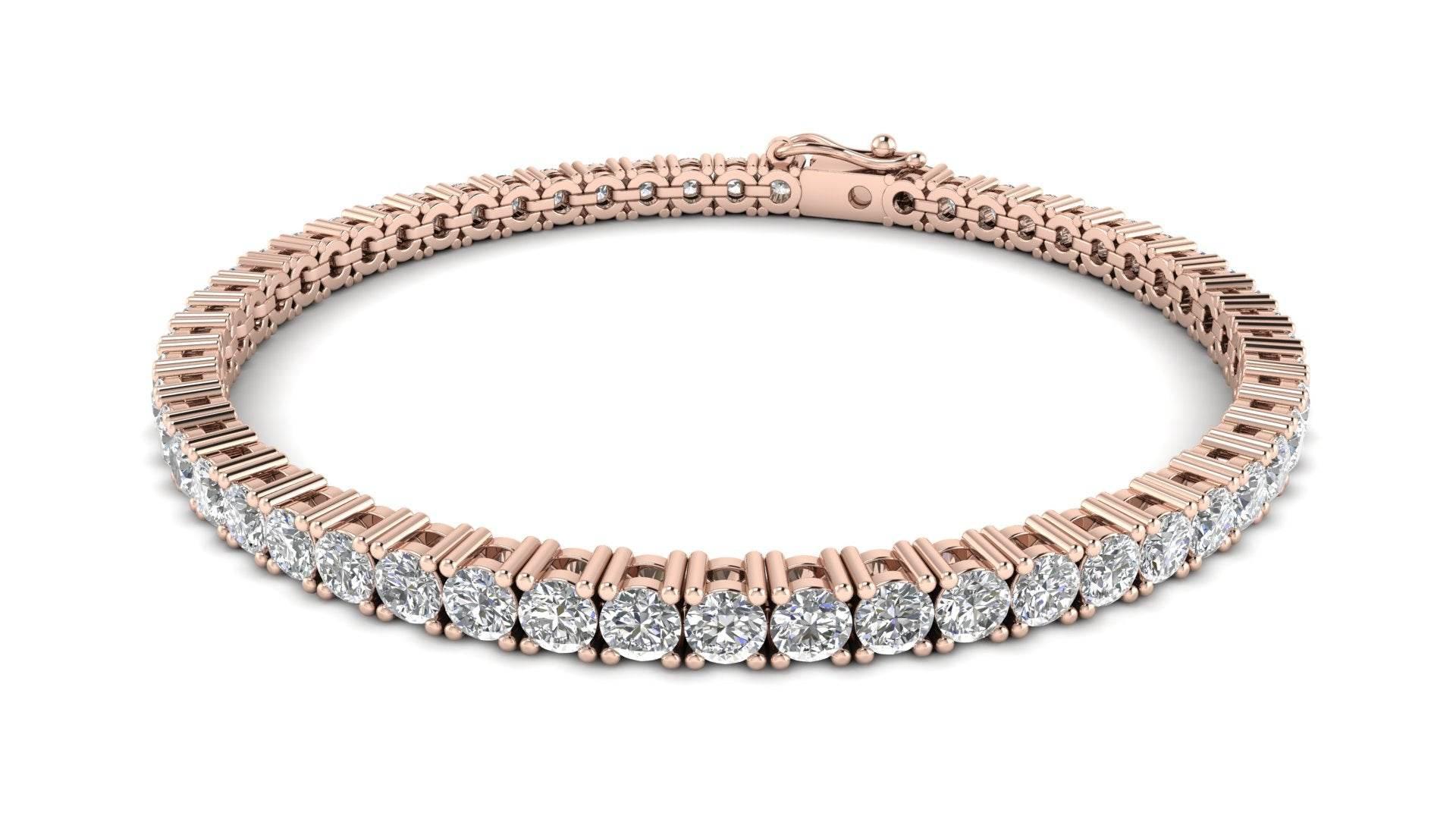 Seher Lab Grown Diamond Tennis Bracelet in Gold - Jewelslane
