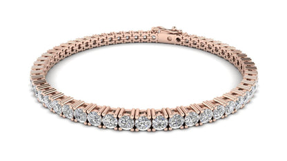 Seher Lab Grown Diamond Tennis Bracelet in Gold - Jewelslane