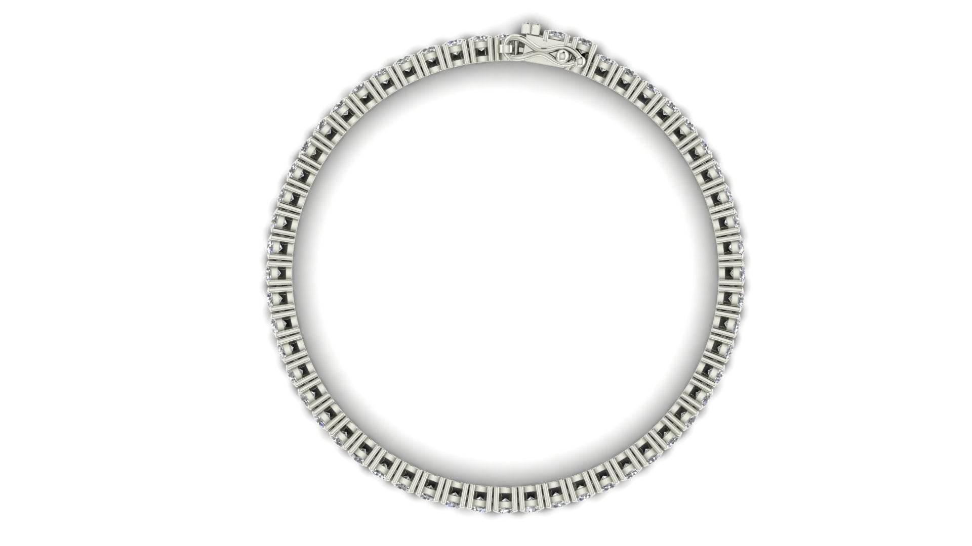 Seher Lab Grown Diamond Tennis Bracelet in Gold - Jewelslane