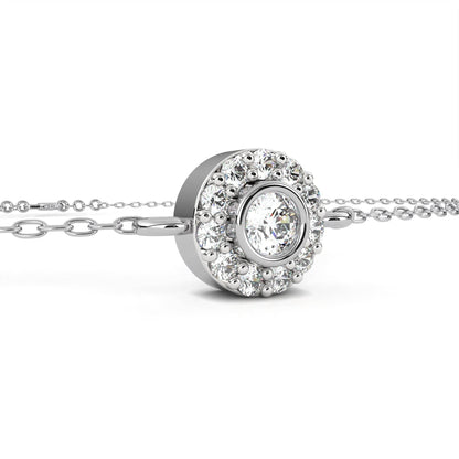 Sheena Lab Grown Diamond Bracelet on Chain in Gold - Jewelslane