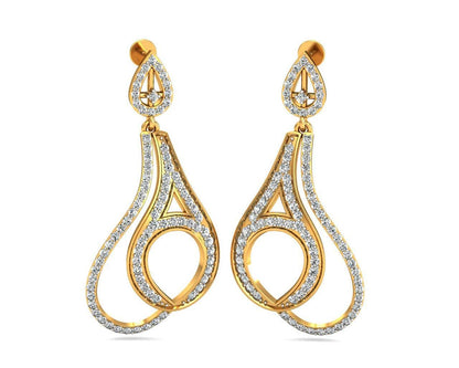 Siddhi Diamond Earrings - Jewelslane