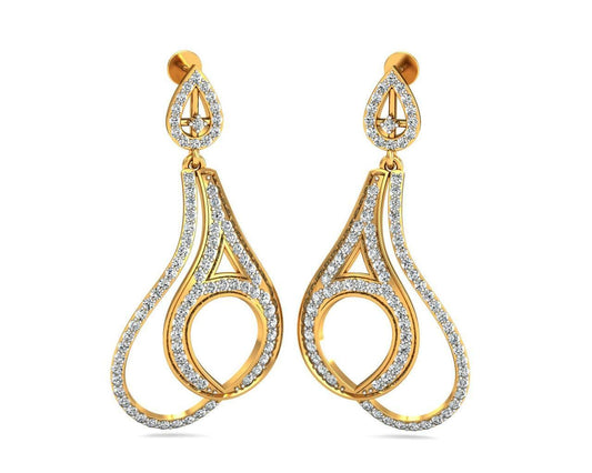 Siddhi Diamond Earrings - Jewelslane