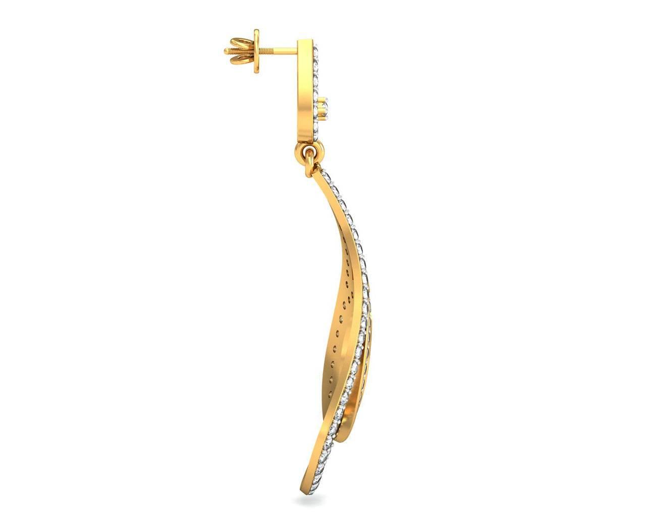 Siddhi Diamond Earrings - Jewelslane