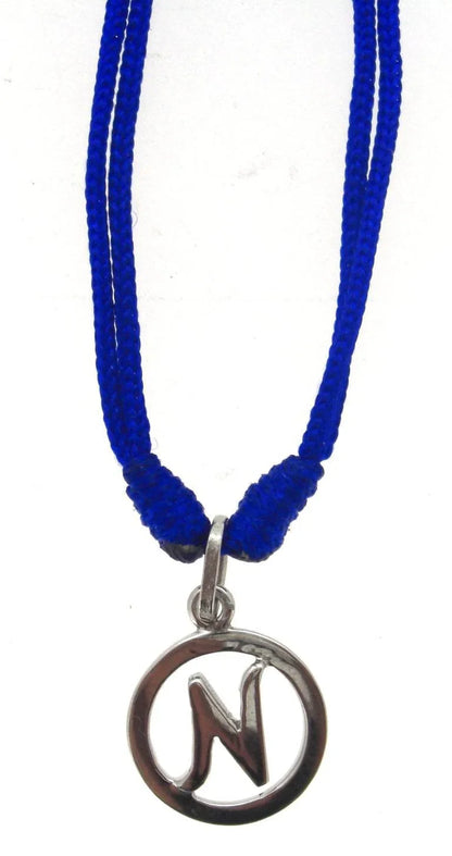 Alphabets Pendant In Silver - Jewelslane