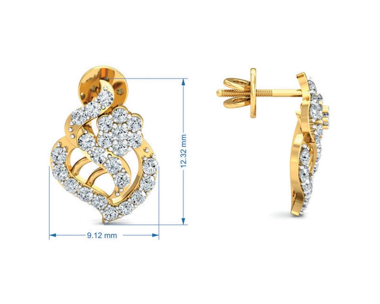 Sophia Diamond Gold Pendant Set - Jewelslane