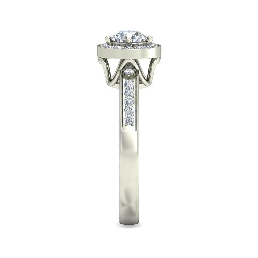 Stiene Lab Diamond Solitaire Ring in Gold - Jewelslane