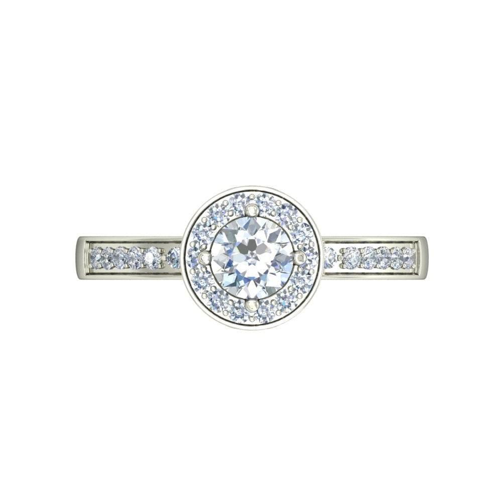 Stiene Lab Diamond Solitaire Ring in Gold - Jewelslane