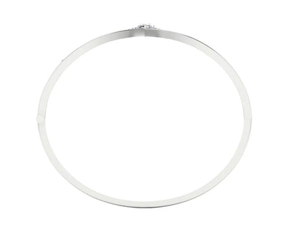 Suma Diamond Bangle in Gold - Jewelslane