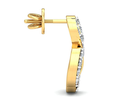 Swan Diamond Earrings - Jewelslane