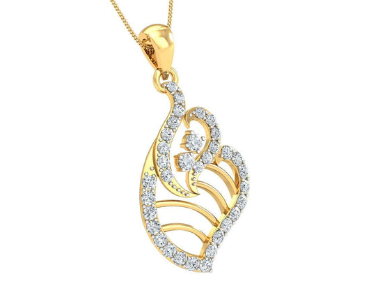 Talia diamond Pendant Additional Image 1