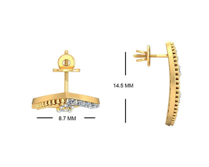 Tara Diamond Pendant set In Gold - Jewelslane