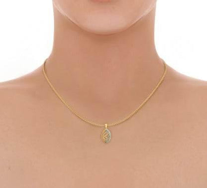 Tara Diamond Pendant In Gold - Jewelslane
