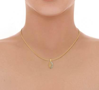 Tara Diamond Pendant In Gold - Jewelslane