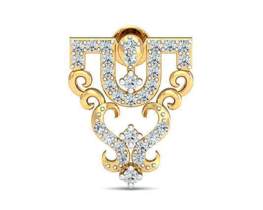 Tauri Diamond Earrings In Gold - Jewelslane