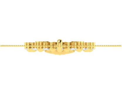 Tirupati Balaji Gold & Diamond pendant - Jewelslane