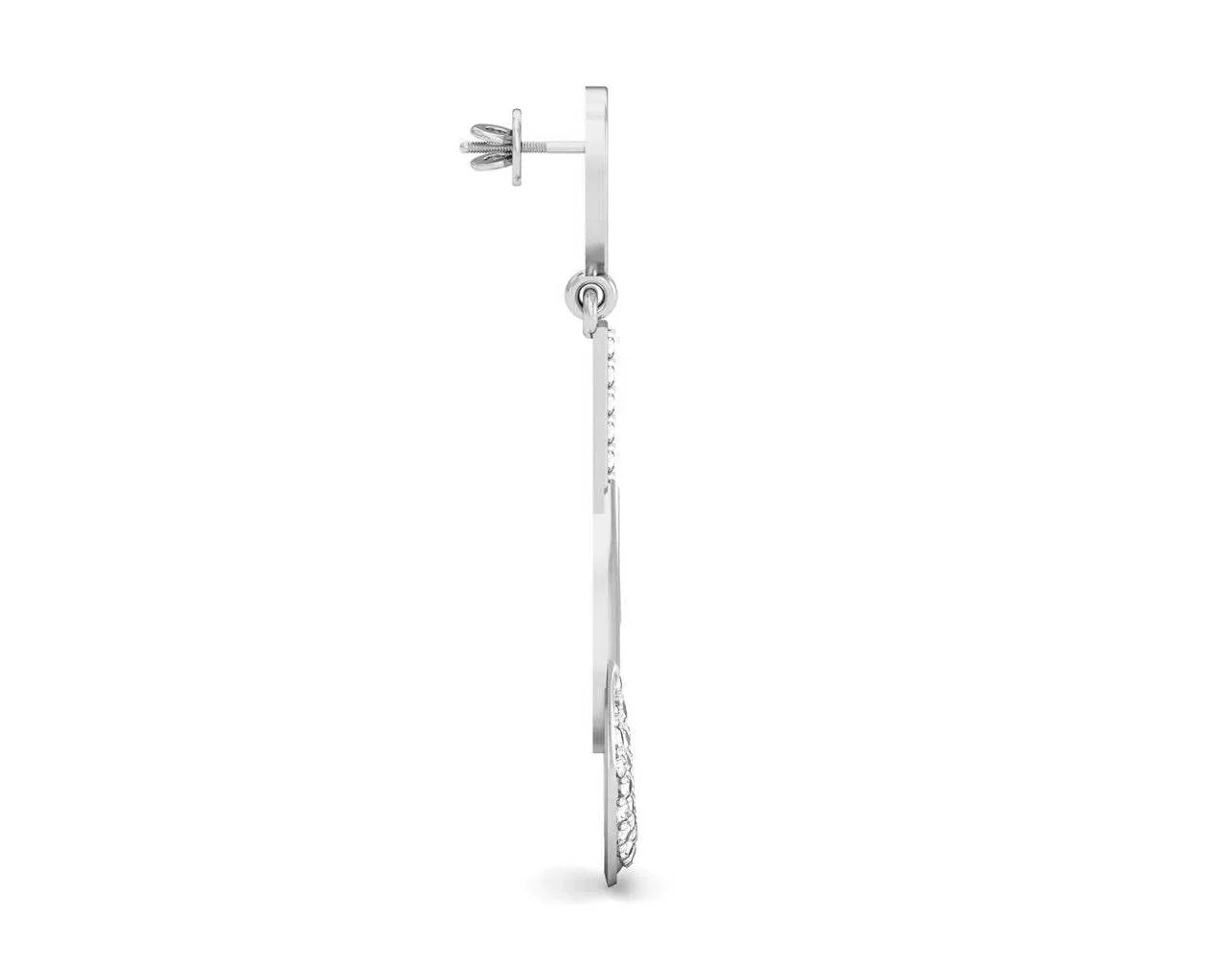 Trisha Round Brilliant Diamond Earrings - Jewelslane