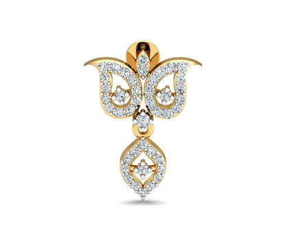ULa Certified Diamond Earrings in Hallmarked Gold - Jewelslane