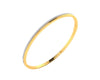 Vana Single row diamond bangle in gold - Jewelslane