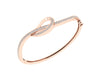 Vena Diamond Bangle in Gold - Jewelslane