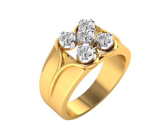 Vin diamond ring in 18k Gold - Jewelslane
