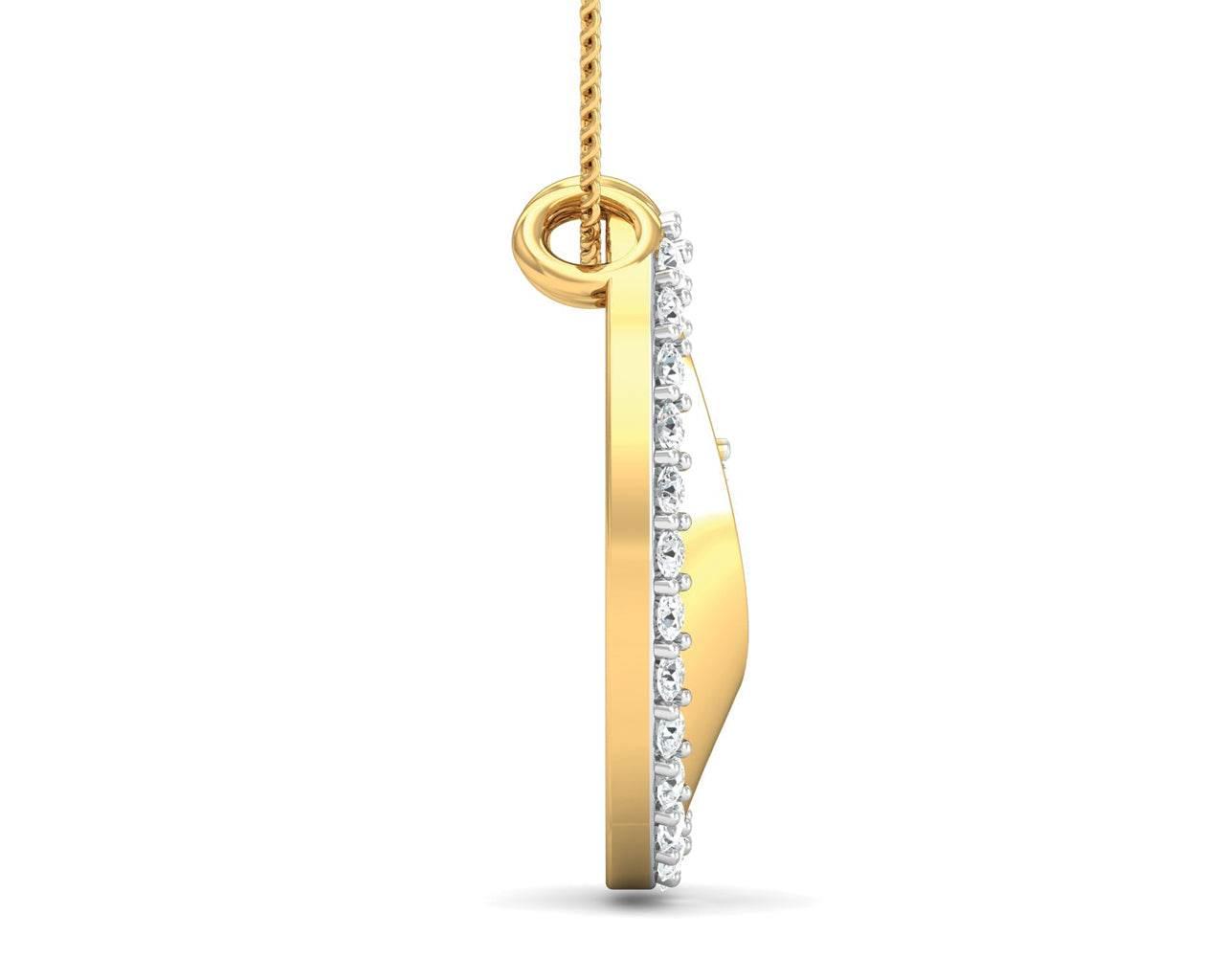 Wina Gold & Diamond Ring, Earring & Pendant Set - Jewelslane