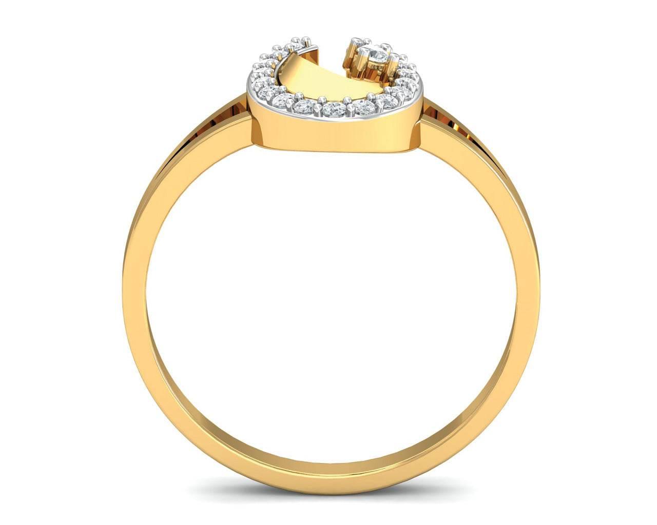 Wina Gold & Diamond Ring, Earring & Pendant Set - Jewelslane
