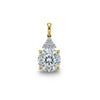 Windy Round Brilliant Lab Diamond Solitaire Pendant - Jewelslane
