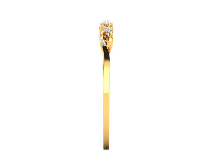Wynn Diamond Bangle In hallmarked Gold - Jewelslane