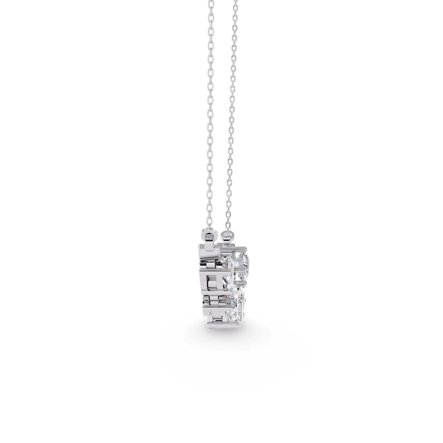 Zeena Lab Grown Diamond Solitaire Necklace - Jewelslane