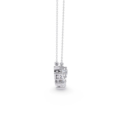Zeena Lab Grown Diamond Solitaire Necklace - Jewelslane