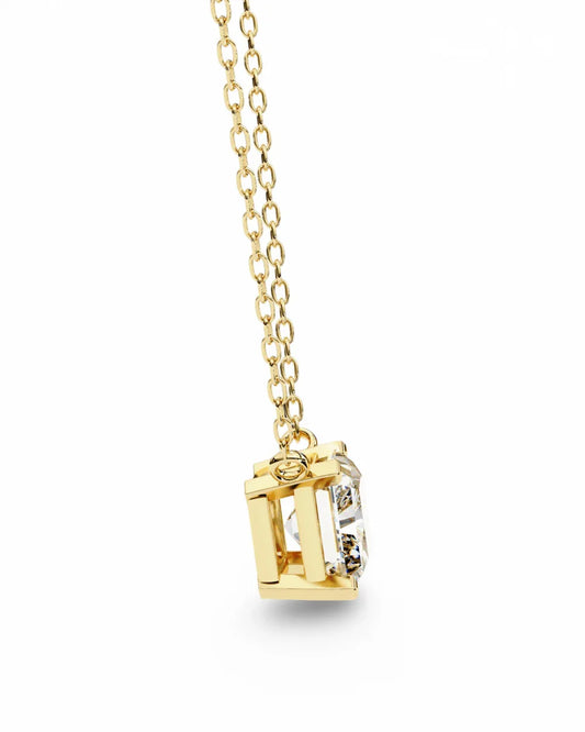 Ziva Radiant Cut Lab Grown Diamond Solitaire Pendant