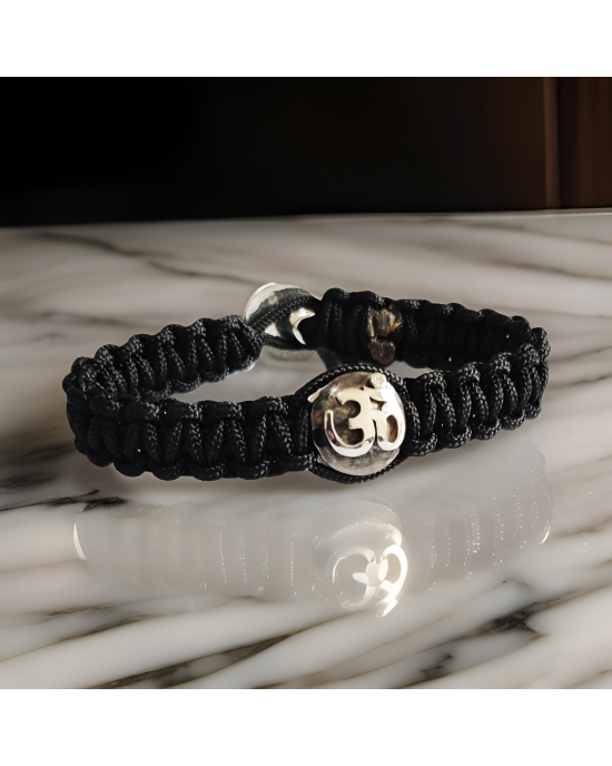 Men's Aum Bracelet in Silver