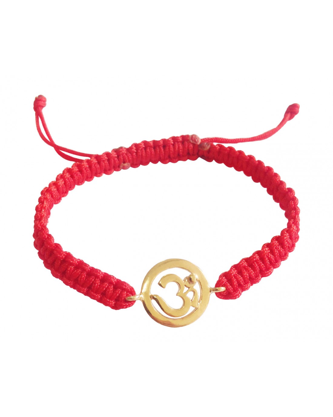 Buy Gold Plated Silver OM Rakhi - Aumkaara Bracelet by Jewelslane