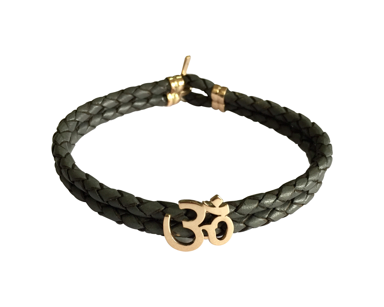 Buy Eigso 4Pcs Black Leather Bracelet for Men Women Adjustable Hematite  Punk Spike Metal Cuff Bangle at Amazon.in