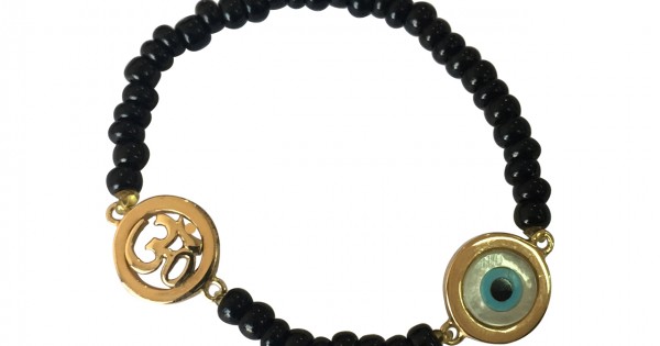 Enamel Evil Eye Bracelet for New Born Babies In 925 Sterling Silver at Rs  999/piece | Silver Rings in Jaipur | ID: 2852301689555