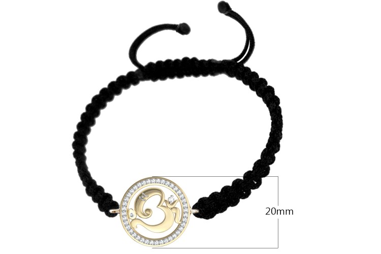 Buy Aum Ganesh Gold Bracelet Online in India at Best Price - Jewelslane