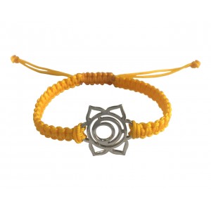 Sacral Chakra Bracelet in Silver 