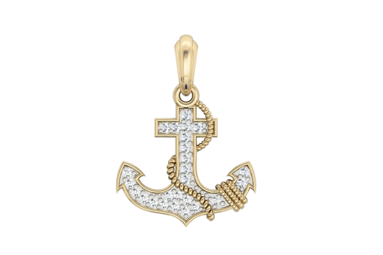 Buy Anchor Charm In Gold Online In India At Best Price Jewelslane