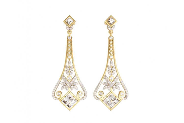 Buy Elegant Diamond Danglers in gold Online in India at Best Price ...