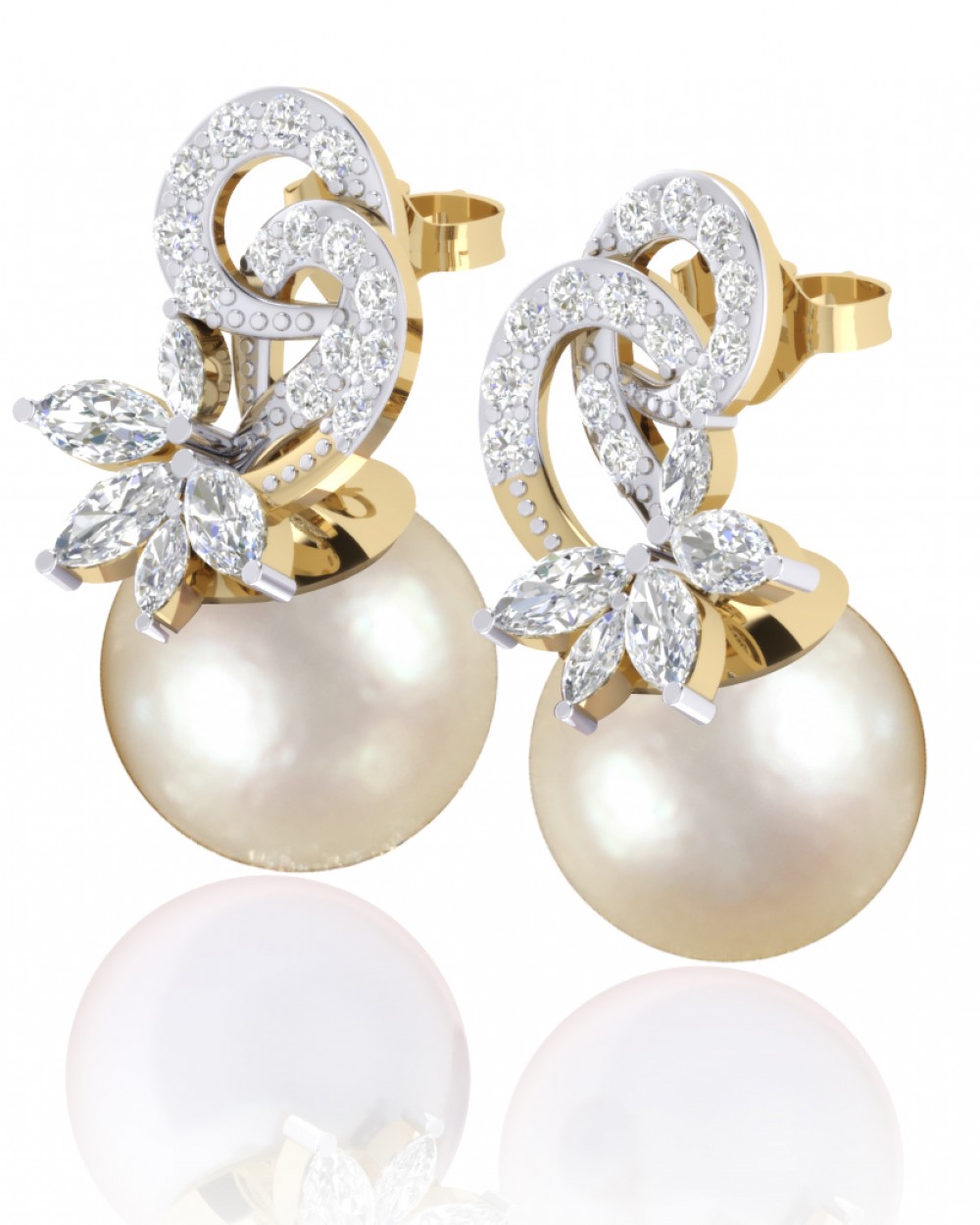 Shop Aakansha Pearl Diamond Earring